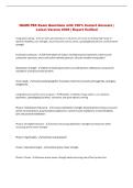 NASM PES Exam Questions with 100&percnt; Correct Answers &vert; &NewLine;Latest Version 2026 &vert; Expert Verified 