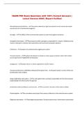 NASM PES Exam Questions with 100&percnt; Correct Answers &vert; &NewLine;Latest Version 2026 &vert; Expert Verified 