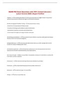 NASM PES Exam Questions with 100&percnt; Correct Answers &vert; &NewLine;Latest Version 2026 &vert; Expert Verified 