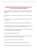 NASM PES Exam Questions with 100&percnt; Correct Answers &vert; &NewLine;Latest Version 2026 &vert; Expert Verified 
