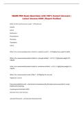 NASM PES Exam Questions with 100&percnt; Correct Answers &vert; &NewLine;Latest Version 2026 &vert; Expert Verified 