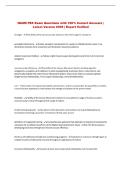 NASM PES Exam Questions with 100&percnt; Correct Answers &vert; &NewLine;Latest Version 2026 &vert; Expert Verified 