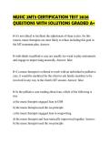MUSIC 2MT3 ACTUAL BUNDLED&NewLine;EXAMINATION 2026 FULL ANSWERS&NewLine;GRADED A&plus;