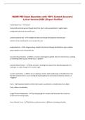 NASM PES Exam Questions with 100&percnt; Correct Answers &vert; &NewLine;Latest Version 2026 &vert; Expert Verified 