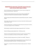 NASM PES Exam Questions with 100&percnt; Correct Answers &vert; &NewLine;Latest Version 2026 &vert; Expert Verified 