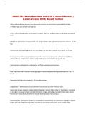 NASM PES Exam Questions with 100&percnt; Correct Answers &vert; &NewLine;Latest Version 2026 &vert; Expert Verified 