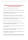 NASM PES Exam Questions with 100&percnt; Correct Answers &vert; &NewLine;Latest Version 2026 &vert; Expert Verified 