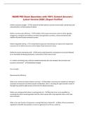 NASM PES Exam Questions with 100&percnt; Correct Answers &vert; &NewLine;Latest Version 2026 &vert; Expert Verified 
