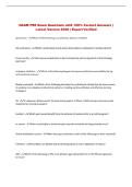 NASM PES Exam Questions with 100&percnt; Correct Answers &vert; &NewLine;Latest Version 2026 &vert; Expert Verified 