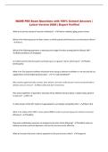 NASM PES Exam Questions with 100&percnt; Correct Answers &vert; &NewLine;Latest Version 2026 &vert; Expert Verified 