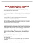 NASM PES Exam Questions with 100&percnt; Correct Answers &vert; &NewLine;Latest Version 2026 &vert; Expert Verified 