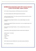NCMHCE Exam Questions with 100&percnt; Correct Answers &NewLine;&vert; Latest Version 2026 &vert; Expert Verified 