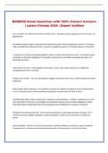NCMHCE Exam Questions with 100&percnt; Correct Answers &NewLine;&vert; Latest Version 2026 &vert; Expert Verified 