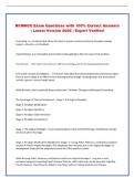 NCMHCE Exam Questions with 100&percnt; Correct Answers &NewLine;&vert; Latest Version 2026 &vert; Expert Verified 