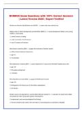 NCMHCE Exam Questions with 100&percnt; Correct Answers &NewLine;&vert; Latest Version 2026 &vert; Expert Verified 