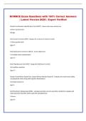 NCMHCE Exam Questions with 100&percnt; Correct Answers &NewLine;&vert; Latest Version 2026 &vert; Expert Verified 