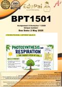 BPT1501 Assignment 6 POSTER &lpar;COMPLETE ANSWERS&rpar; 2026 - DUE 2 May 2026