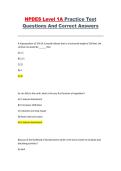 NPDES Level 1A &ndash; Practice Test Questions and Answers&comma; Complete Exam Material