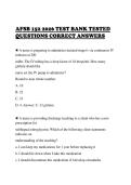 AFSB 152 2026 TEST BANK TESTED&NewLine;QUESTIONS CORRECT ANSWERS