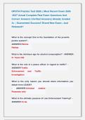 OPOTA Practice Test 2026 &vert;&vert; Most Recent Exam 2026 -2027 Actual Complete Real Exam Questions And Correct Answers &lpar;Verified Answers&rpar; Already Graded   A&plus; &vert; Guaranteed Success&excl;&excl; Brand New Exam &vert; Just &NewLine;Released&excl;&excl; 
