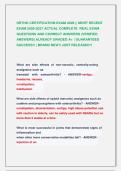 ORTHO CERTIFICATION EXAM 2026 &vert;&vert; MOST RECENT          &NewLine;EXAM 2026-2027 ACTUAL COMPLETE  REAL EXAM &NewLine;QUESTIONS AND CORRECT ANSWERS &lpar;VERIFIED &NewLine;ANSWERS&rpar; ALREADY GRADED A&plus; &vert; GUARANTEED &NewLine;SUCCESS&excl;&excl; &vert; BRAND NEW&excl;&excl; JUST RELEASED&excl;&excl;