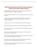 NSCA  Exam Questions with 100&percnt; Correct Answers &vert; Latest Version 2026 &vert; Expert Verified 
