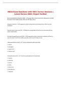 NSCA Exam Questions with 100&percnt; Correct Answers &vert; Latest Version 2026 &vert; Expert Verified 