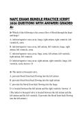 NAFC EXAMS BUNDLE FINAL STUDY&NewLine;GUIDE 2026 QUESTIONS WITH ANSWERS&NewLine;GRADED A&plus;
