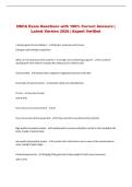 NSCA Exam Questions with 100&percnt; Correct Answers &vert; Latest Version 2026 &vert; Expert Verified 