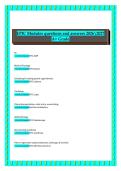 EPIC Modules 2026&sol;2027 Healthcare IT Training Program &ndash; Questions and Answers A&plus; Study Guide