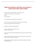 NSCA Exam Questions with 100&percnt; Correct Answers &vert; Latest Version 2026 &vert; Expert Verified 