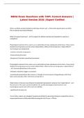 NSCA Exam Questions with 100&percnt; Correct Answers &vert; Latest Version 2026 &vert; Expert Verified 