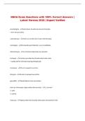 NSCA Exam Questions with 100&percnt; Correct Answers &vert; Latest Version 2026 &vert; Expert Verified 