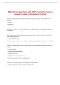 NSCA Exam Questions with 100&percnt; Correct Answers &vert; Latest Version 2026 &vert; Expert Verified 