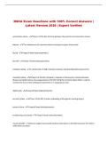 NSCA Exam Questions with 100&percnt; Correct Answers &vert; Latest Version 2026 &vert; Expert Verified 