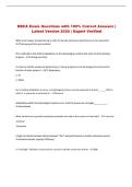NSCA Exam Questions with 100&percnt; Correct Answers &vert; Latest Version 2026 &vert; Expert Verified 