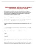 NSCA Exam Questions with 100&percnt; Correct Answers &vert; Latest Version 2026 &vert; Expert Verified 