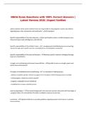 NSCA Exam Questions with 100&percnt; Correct Answers &vert; Latest Version 2026 &vert; Expert Verified 
