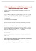 NSCA Exam Questions with 100&percnt; Correct Answers &vert; Latest Version 2026 &vert; Expert Verified 
