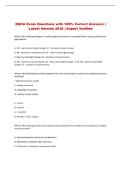 NSCA Exam Questions with 100&percnt; Correct Answers &vert; Latest Version 2026 &vert; Expert Verified 