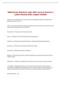 NSCA Exam Questions with 100&percnt; Correct Answers &vert; Latest Version 2026 &vert; Expert Verified 