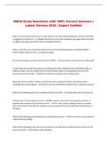 NSCA Exam Questions with 100&percnt; Correct Answers &vert; Latest Version 2026 &vert; Expert Verified 