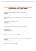 NSCA Exam Questions with 100&percnt; Correct Answers &vert; Latest Version 2026 &vert; Expert Verified 