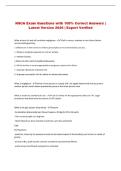 NSCA Exam Questions with 100&percnt; Correct Answers &vert; Latest Version 2026 &vert; Expert Verified 