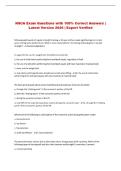 NSCA Exam Questions with 100&percnt; Correct Answers &vert; Latest Version 2026 &vert; Expert Verified 