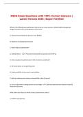 NSCA Exam Questions with 100&percnt; Correct Answers &vert; Latest Version 2026 &vert; Expert Verified 