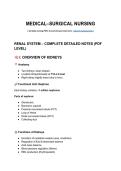 MEDICAL&ndash;SURGICAL NURSING exam with questions and answers 2026-27 