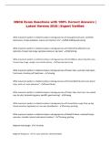 NSCA Exam Questions with 100&percnt; Correct Answers &vert; Latest Version 2026 &vert; Expert Verified 