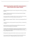NSCA Exam Questions with 100&percnt; Correct Answers &vert; Latest Version 2026 &vert; Expert Verified 