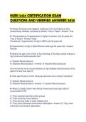 NURS 5434 CERTIFICATION EXAM QUESTIONS AND VERIFIED ANSWERS 2026&period;&NewLine;&NewLine;